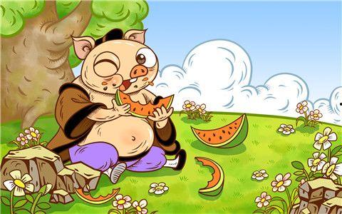 猪八戒吃西瓜视频,一场奇幻的味蕾冒险